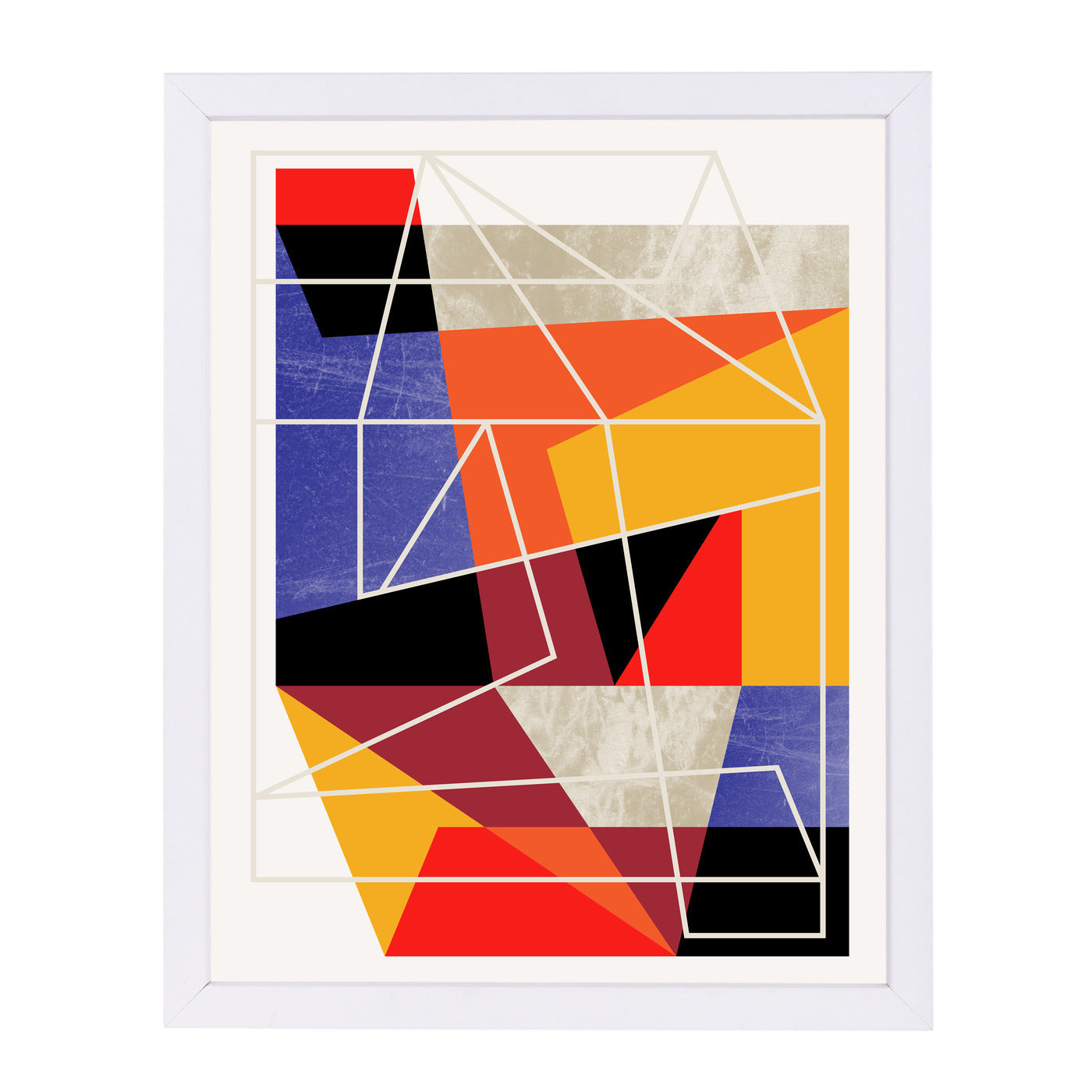 Color block Vii by Susana Paz Framed Print - Americanflat