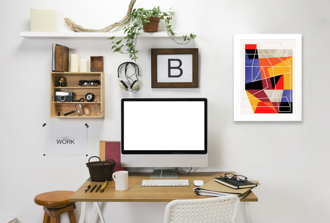 Color block Vii by Susana Paz Framed Print - Americanflat