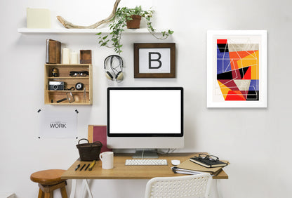 Color block Vii by Susana Paz Framed Print - Americanflat