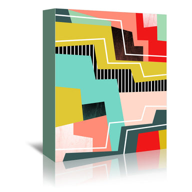 Color block by Susana Paz Wrapped Canvas - Wrapped Canvas - Americanflat