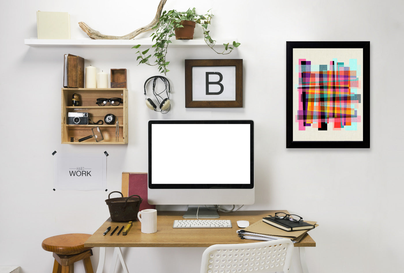 Fragments Ix by Susana Paz Framed Print - Americanflat