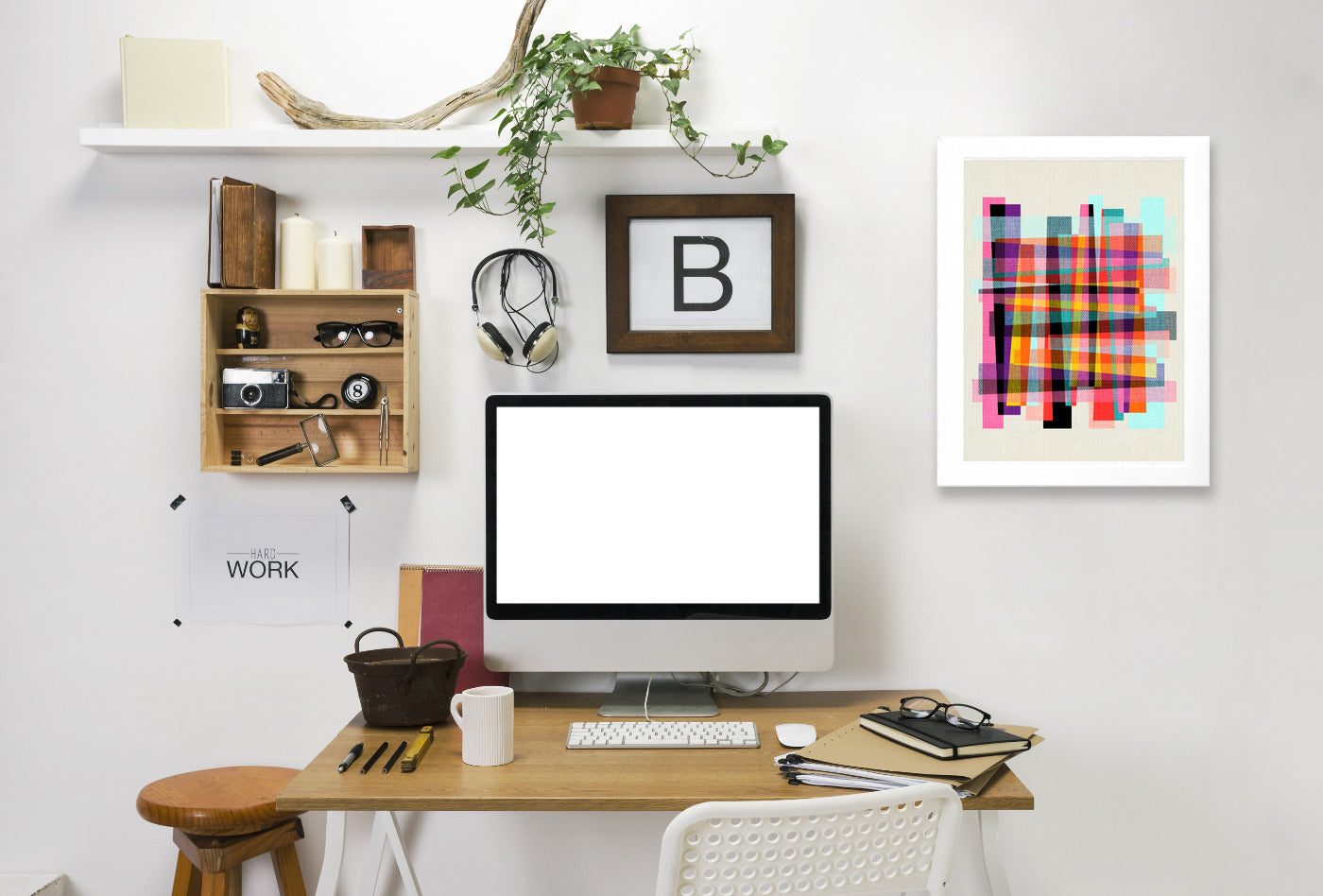 Fragments Ix by Susana Paz Framed Print - Americanflat