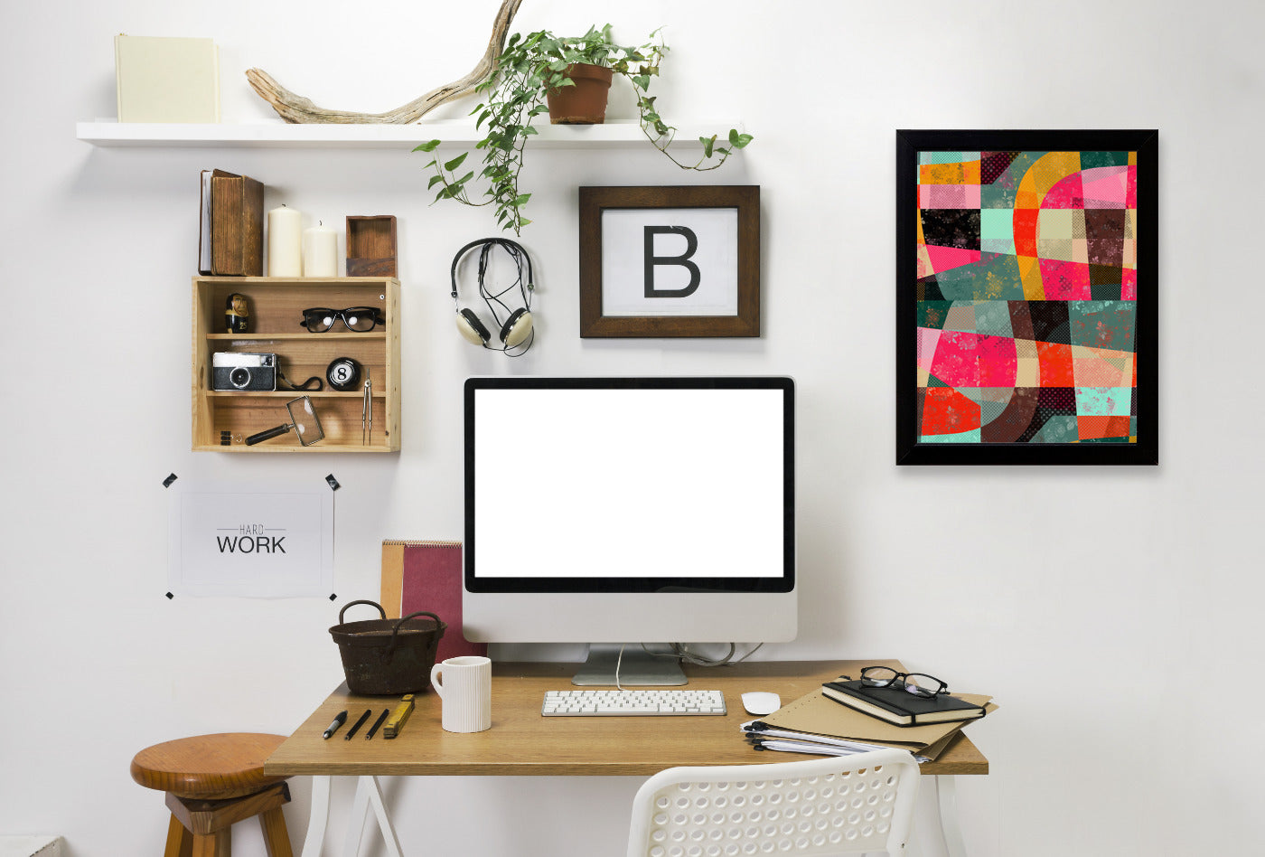 Fragments Xi by Susana Paz Framed Print - Americanflat