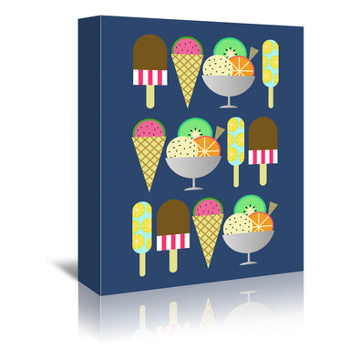 Gelato by Susana Paz Wrapped Canvas - Wrapped Canvas - Americanflat