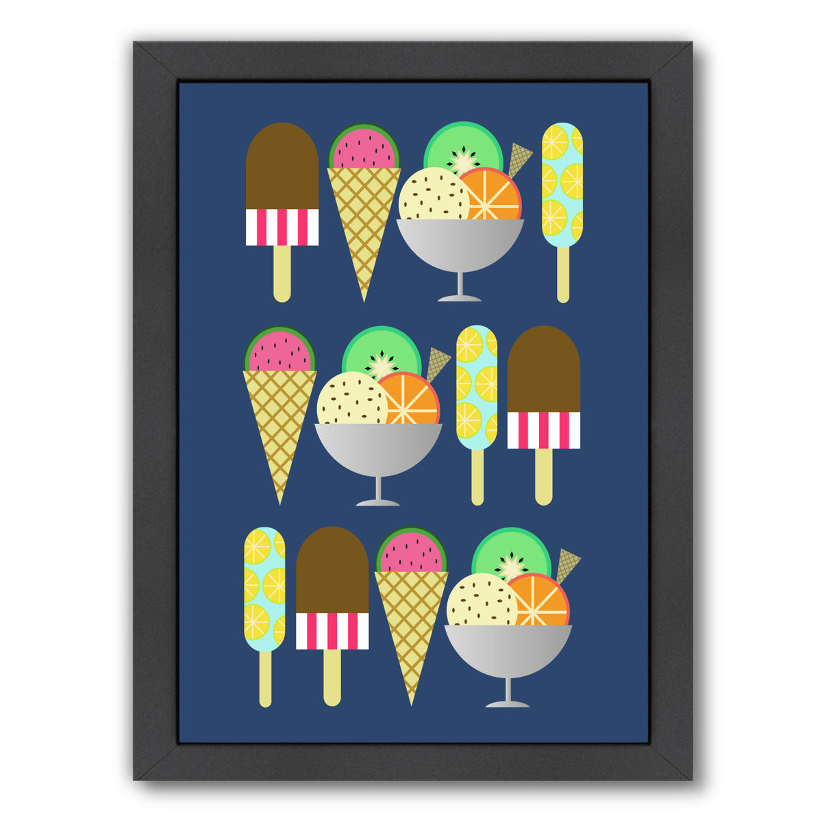 Gelato by Susana Paz Framed Print - Americanflat