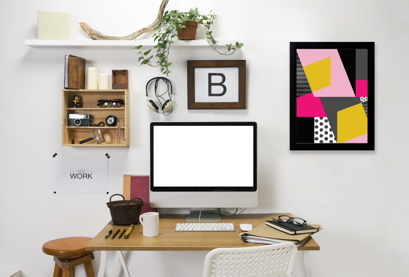 Geometric 13 by Susana Paz Framed Print - Americanflat