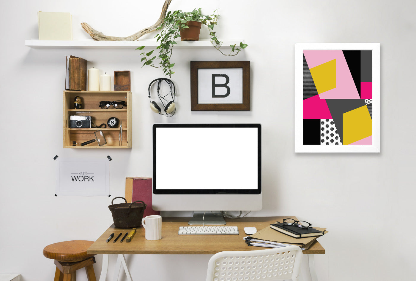 Geometric 13 by Susana Paz Framed Print - Americanflat