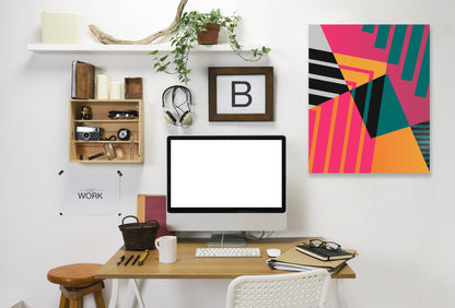 Geometric 23 by Susana Paz Wrapped Canvas - Wrapped Canvas - Americanflat