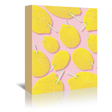 Lemonade by Susana Paz Wrapped Canvas - Wrapped Canvas - Americanflat