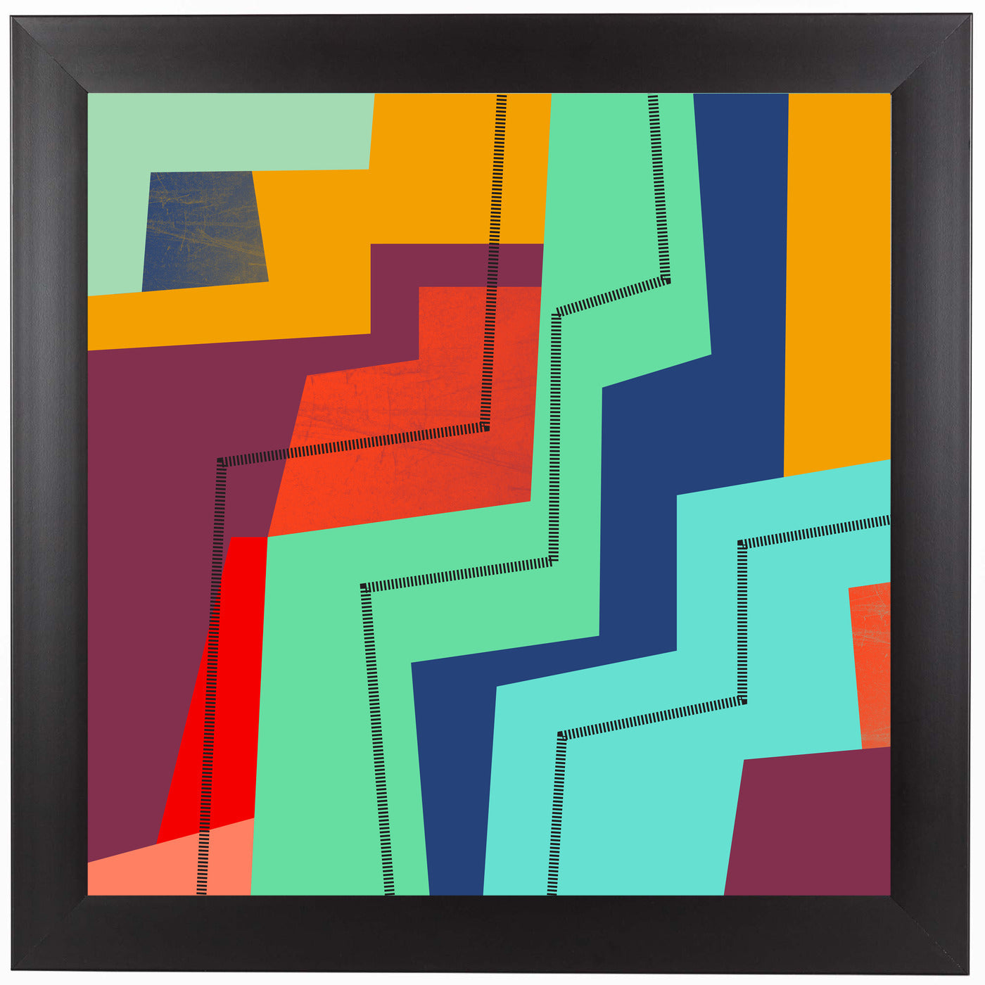 Color Block Iv by Susana Paz Framed Print - Americanflat