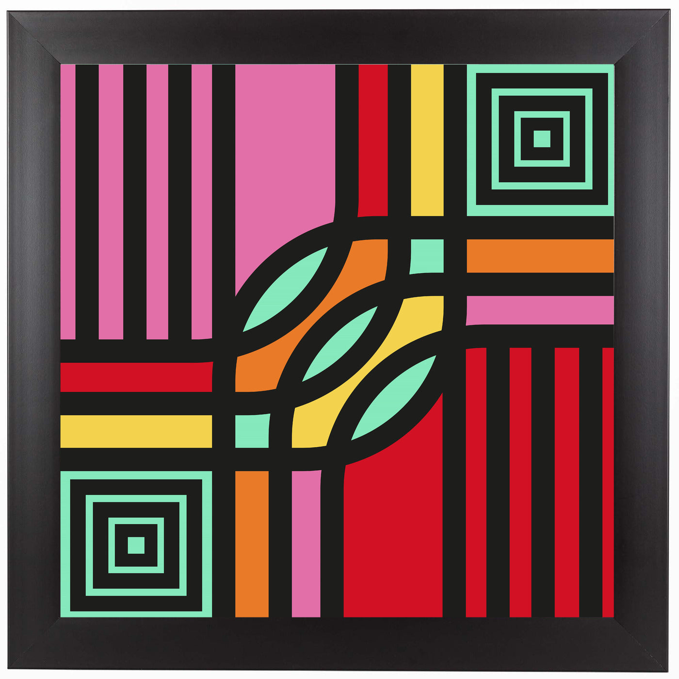 Geometric 12 by Susana Paz Framed Print - Americanflat