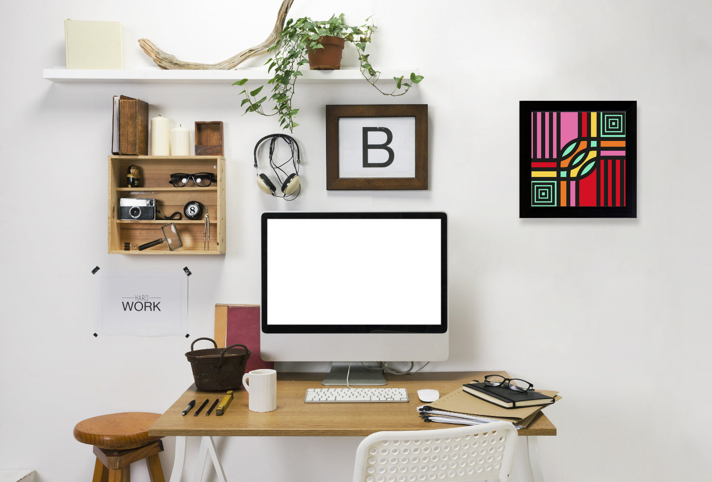 Geometric 12 by Susana Paz Framed Print - Americanflat