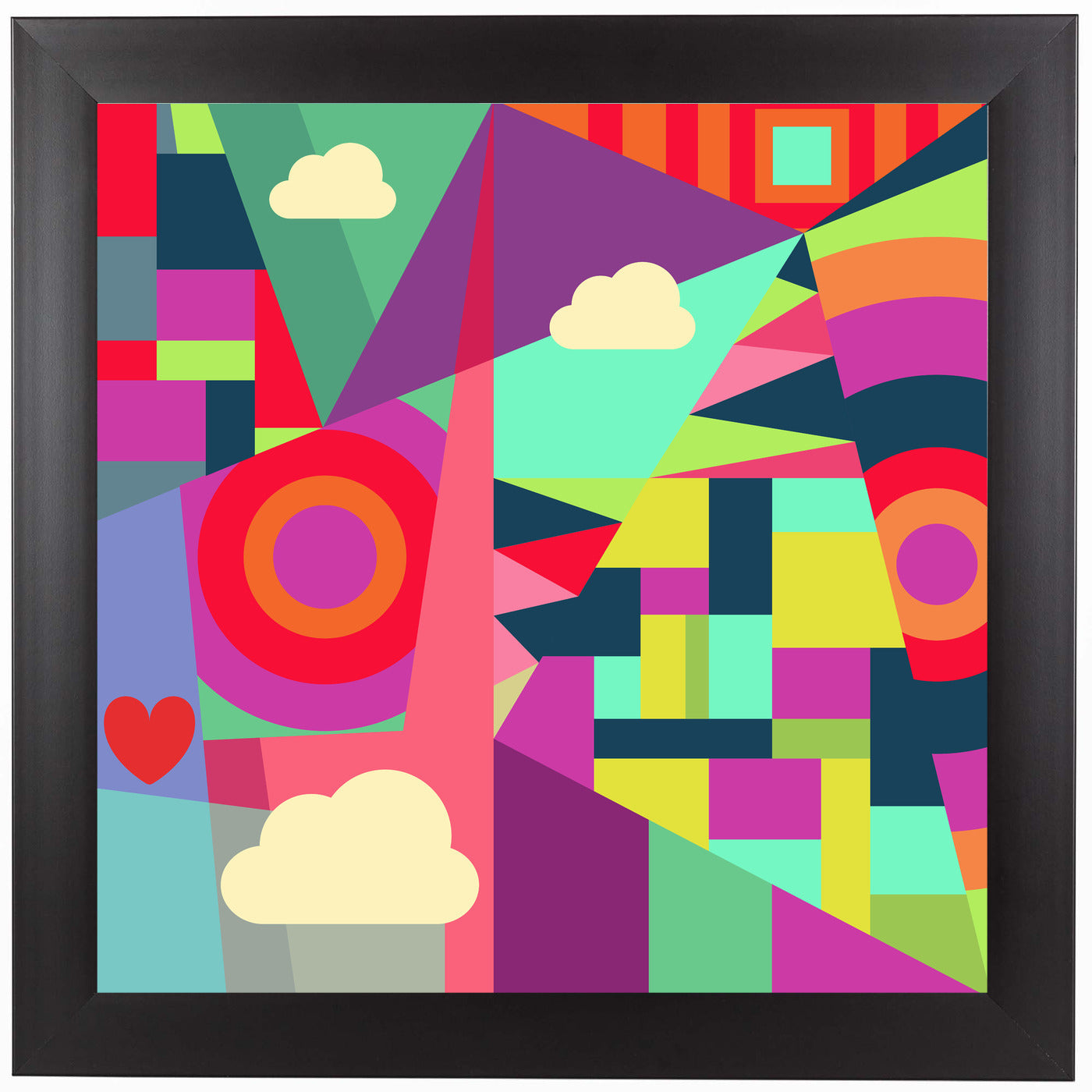 Geometric 7 by Susana Paz Framed Print - Americanflat