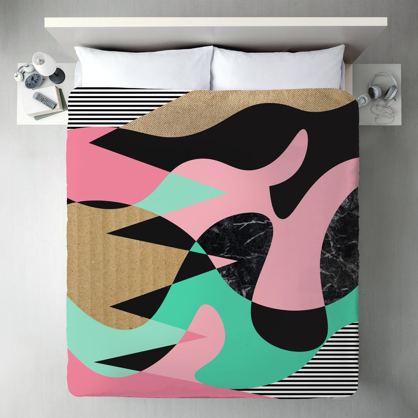 Shapes Textures & Stripes by Susana Paz Duvet Cover - Americanflat