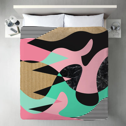 Shapes Textures & Stripes by Susana Paz Duvet Cover - Americanflat