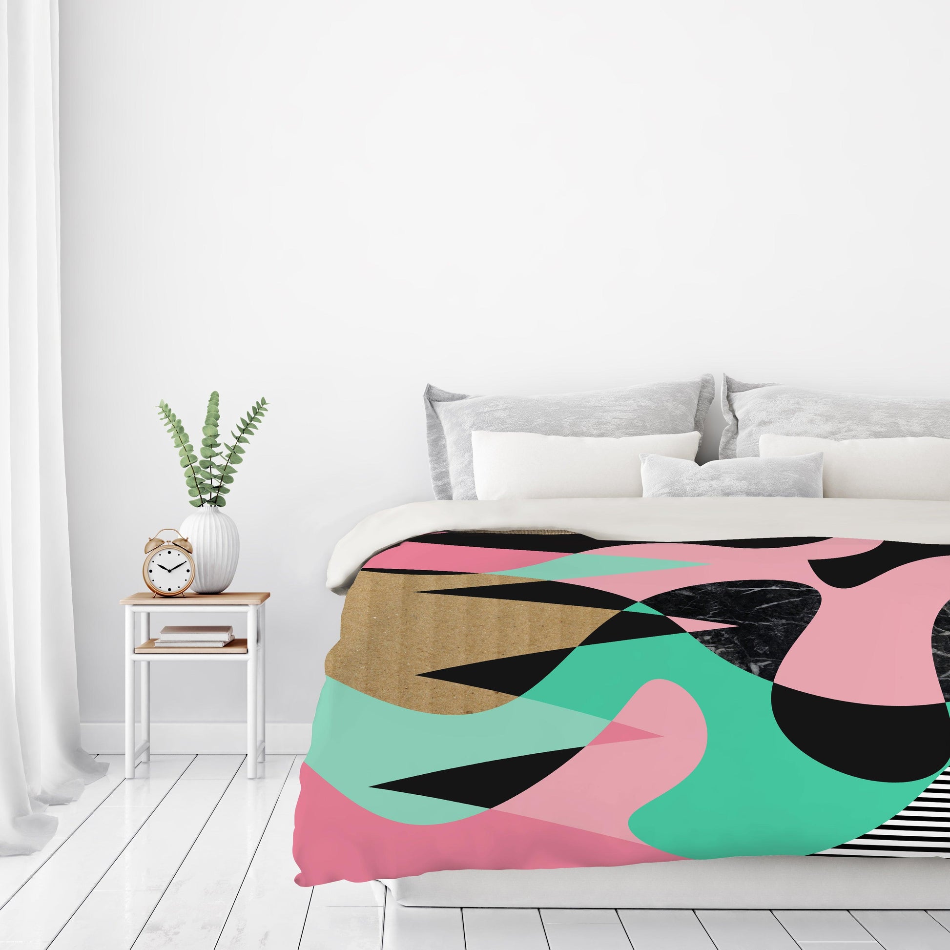 Shapes Textures & Stripes by Susana Paz Duvet Cover - Americanflat
