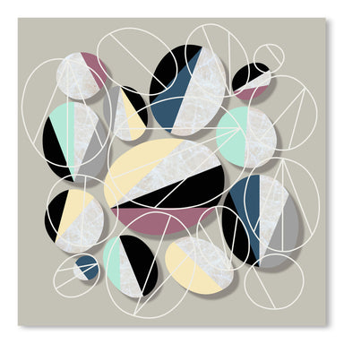 Stones And Outlines by Susana Paz Art Print - Art Print - Americanflat