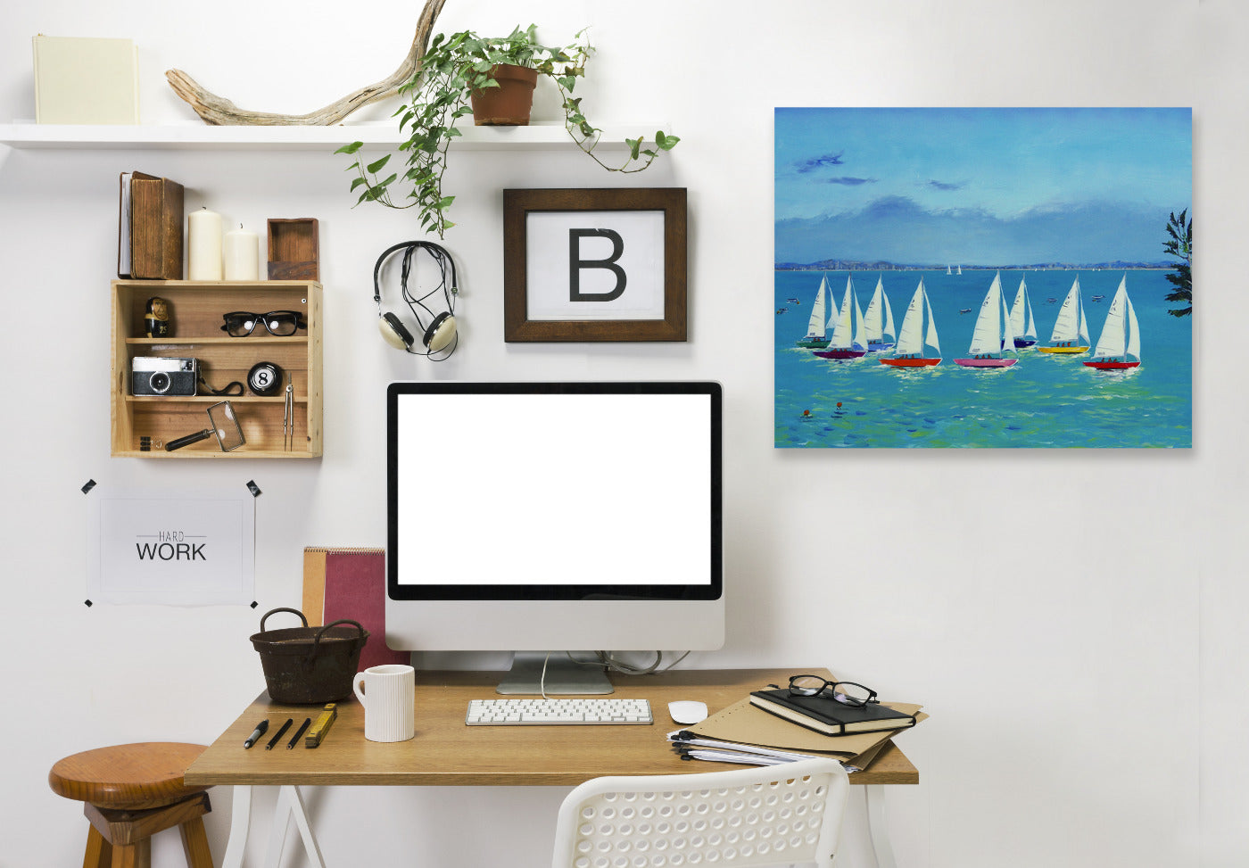 Summer Sailing by Sandra Francis Wrapped Canvas - Wrapped Canvas - Americanflat