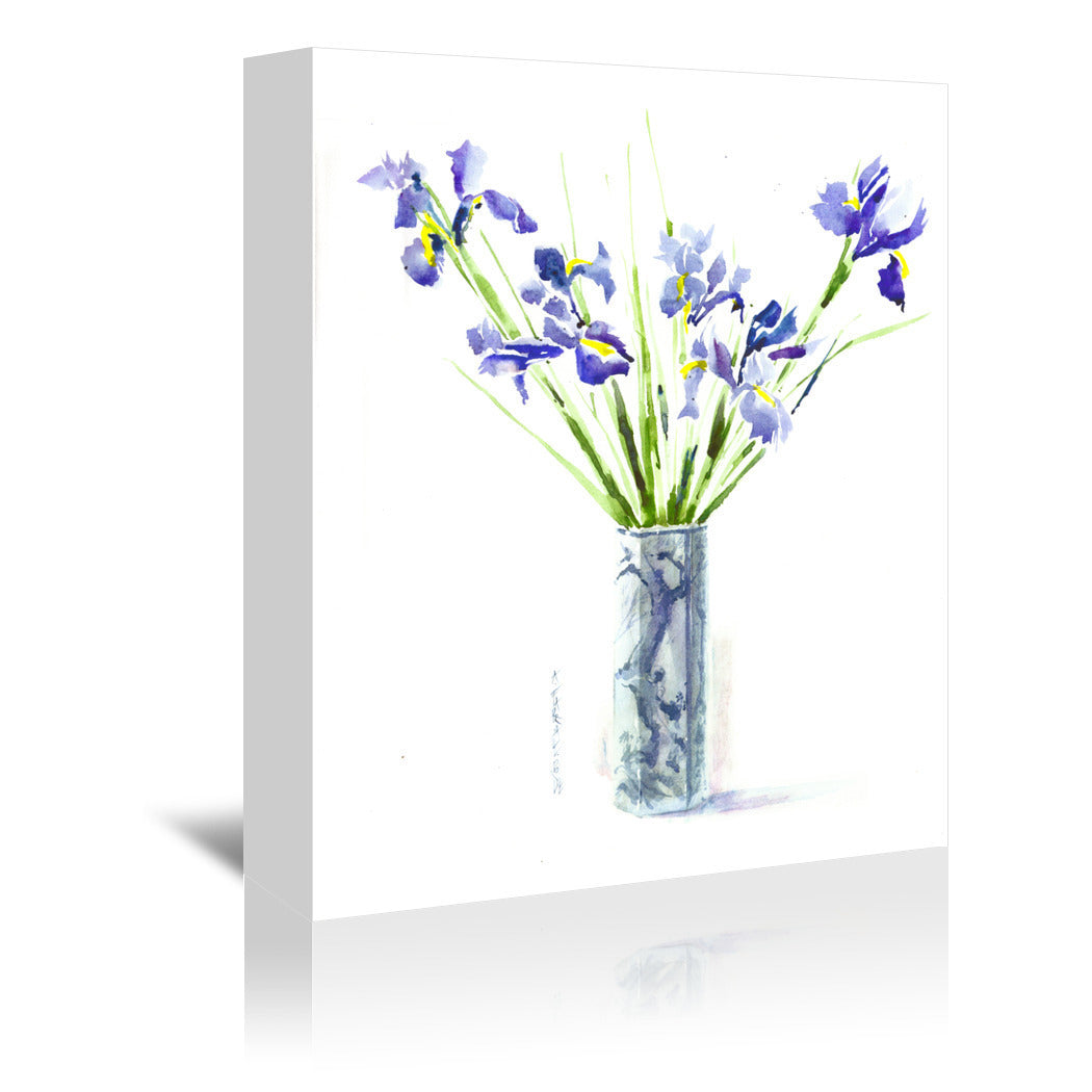 Iris by Anne Farrall Doyle Wrapped Canvas - Wrapped Canvas - Americanflat