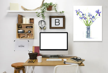 Iris by Anne Farrall Doyle Wrapped Canvas - Wrapped Canvas - Americanflat