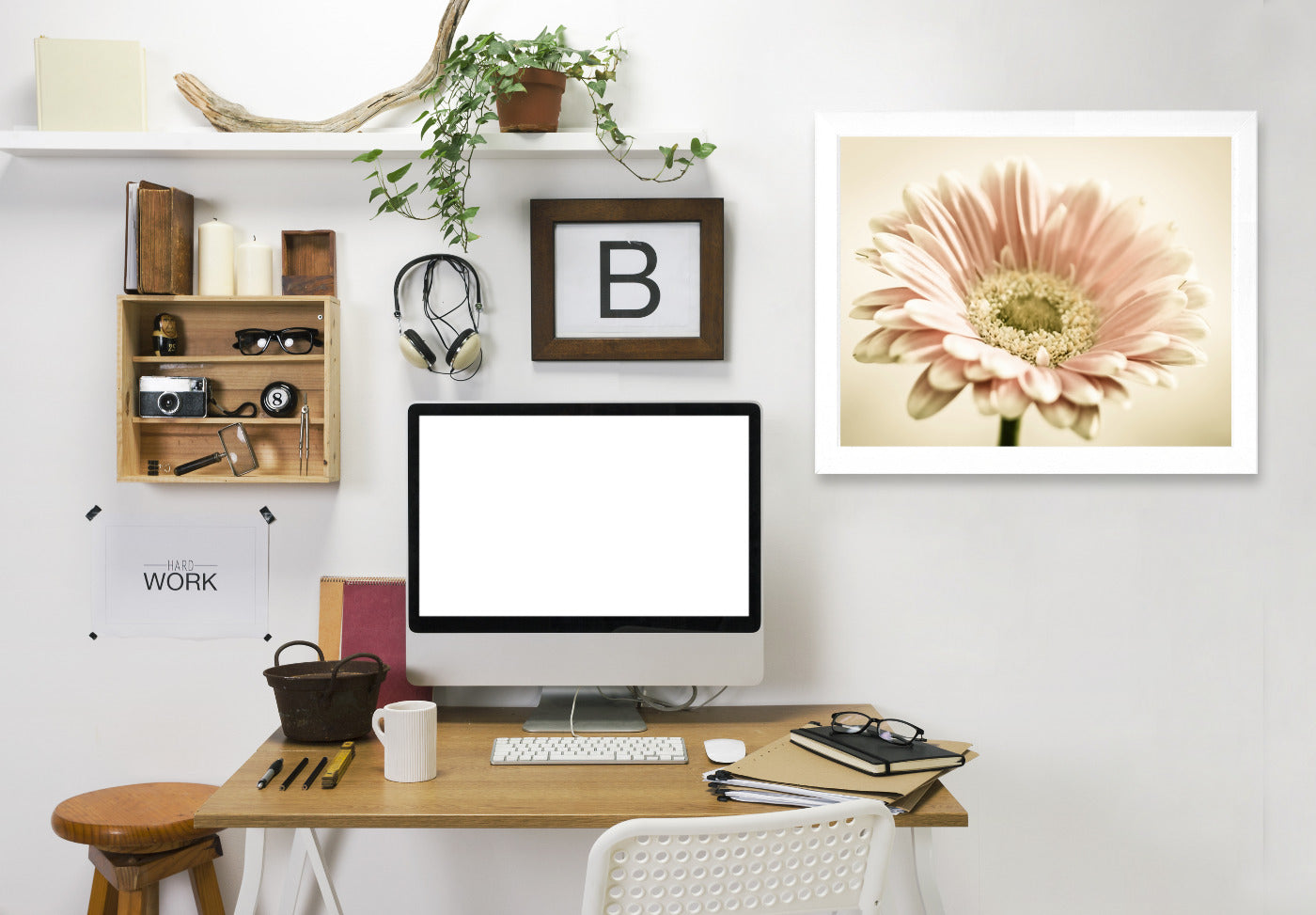 Gerbera Warm by Mirja Paljakka Framed Print - Americanflat