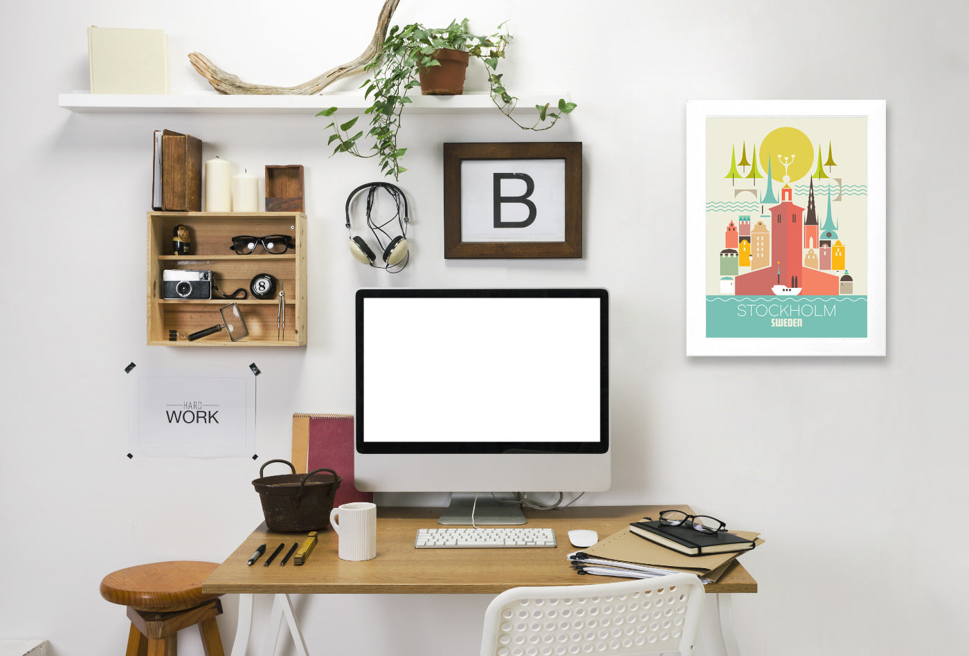 Stockholm Sweden by Amanda Shufflebotham Framed Print - Americanflat