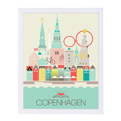 Copenhagen Denmark by Amanda Shufflebotham Framed Print - Americanflat