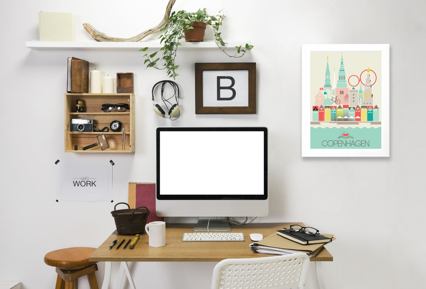 Copenhagen Denmark by Amanda Shufflebotham Framed Print - Americanflat