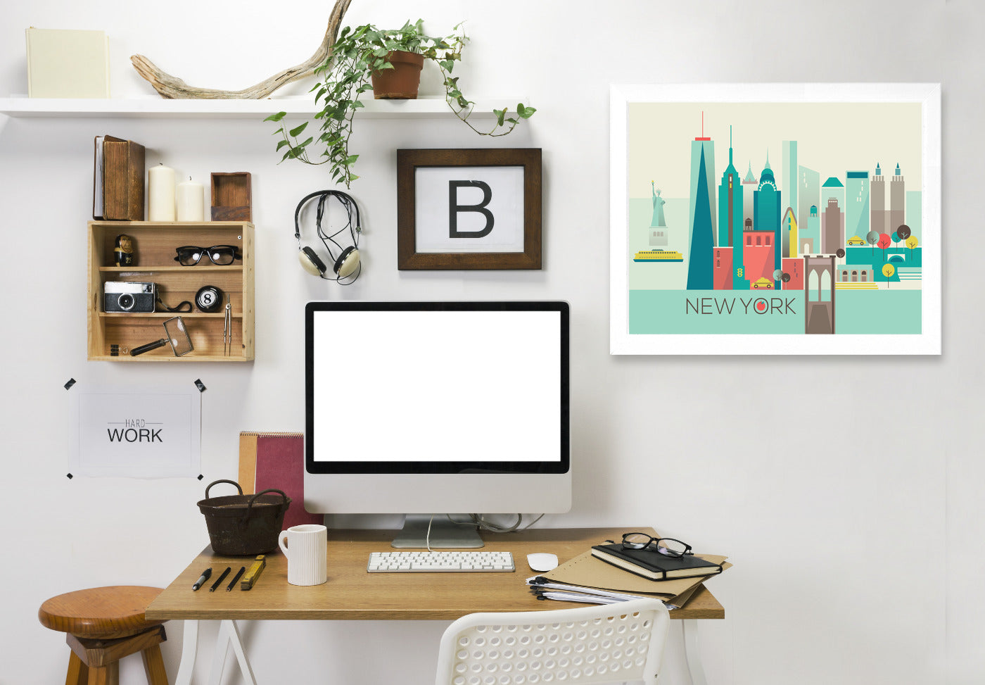 New York Copy by Amanda Shufflebotham Framed Print - Americanflat