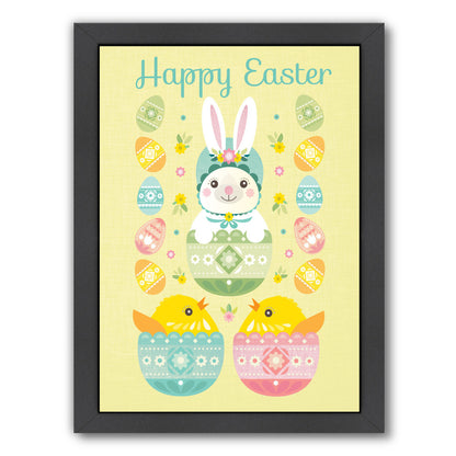 Happy Easter by Amanda Shufflebotham Framed Print - Americanflat