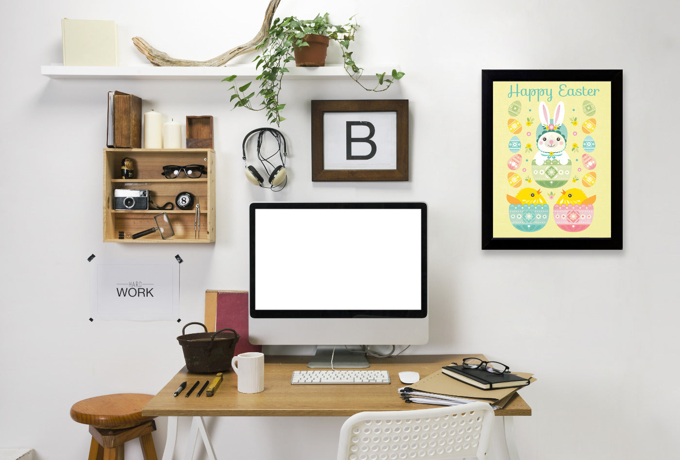 Happy Easter by Amanda Shufflebotham Framed Print - Americanflat