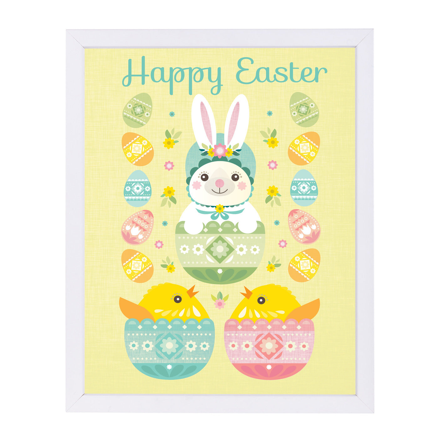 Happy Easter by Amanda Shufflebotham Framed Print - Americanflat
