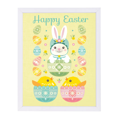 Happy Easter by Amanda Shufflebotham Framed Print - Americanflat