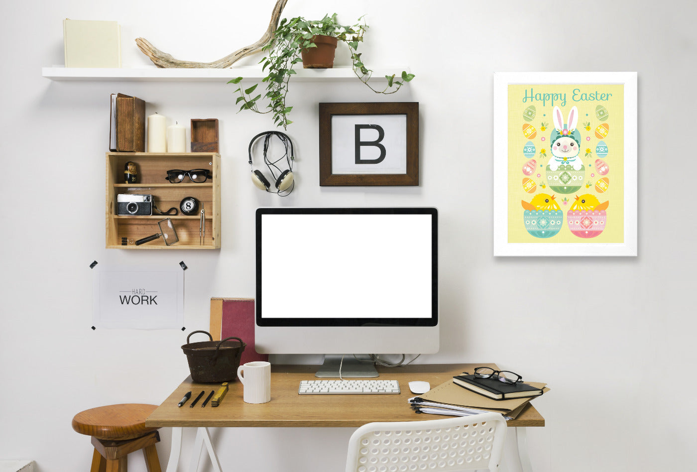 Happy Easter by Amanda Shufflebotham Framed Print - Americanflat