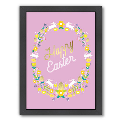 Happy Easter 3 by Amanda Shufflebotham Framed Print - Americanflat