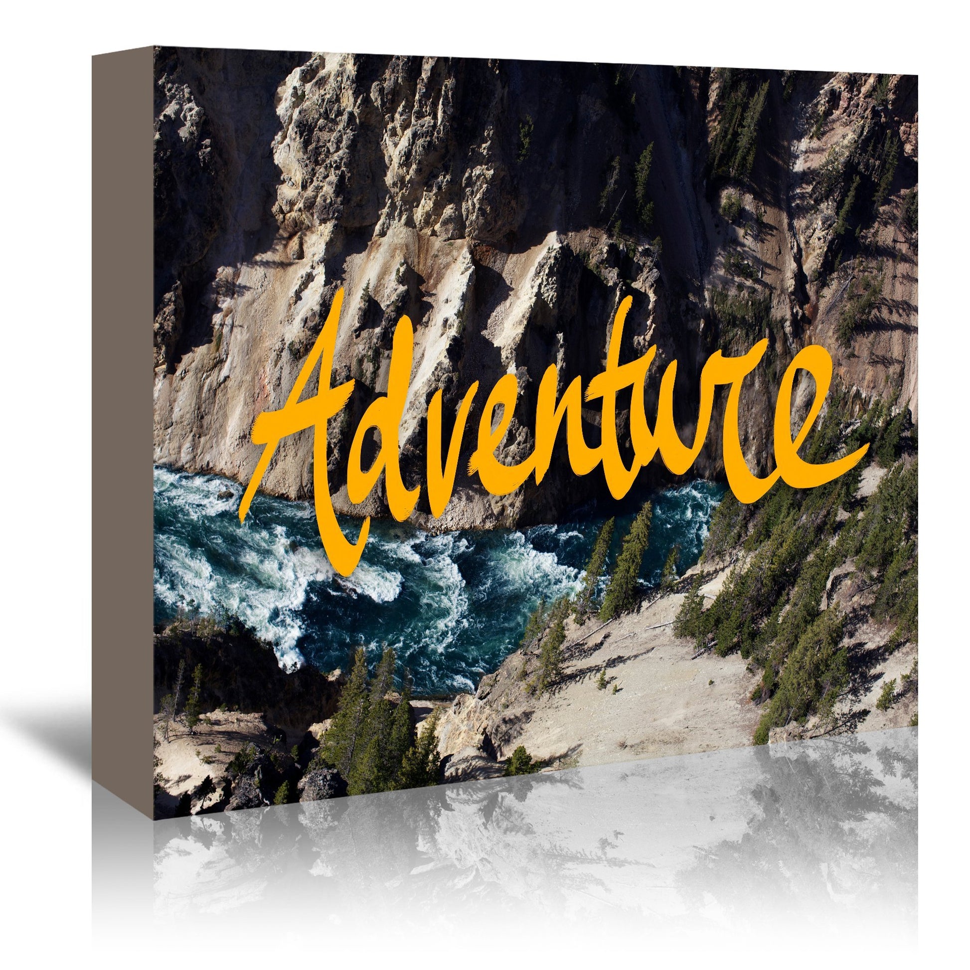 Adventure River by Leah Flores Wrapped Canvas - Wrapped Canvas - Americanflat
