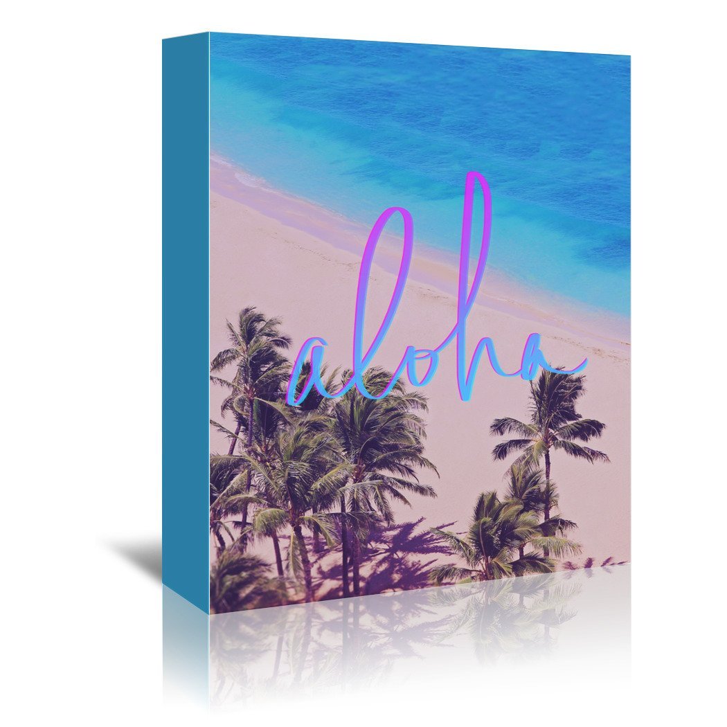 Aloha Hawaii by Leah Flores Wrapped Canvas - Wrapped Canvas - Americanflat