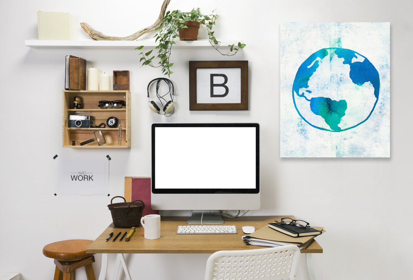 Earth Day by Leah Flores Wrapped Canvas - Wrapped Canvas - Americanflat