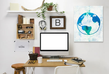 Earth Day by Leah Flores Wrapped Canvas - Wrapped Canvas - Americanflat