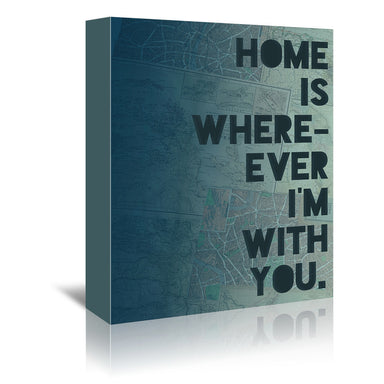Home by Leah Flores Wrapped Canvas - Wrapped Canvas - Americanflat