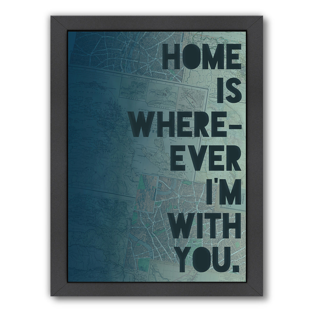 Home by Leah Flores Framed Print - Americanflat