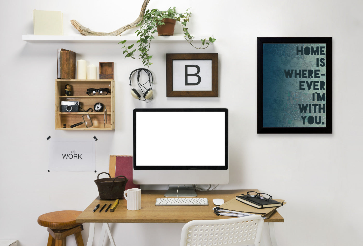 Home by Leah Flores Framed Print - Americanflat