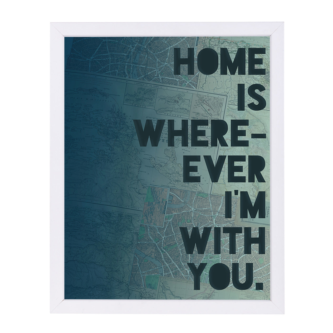 Home by Leah Flores Framed Print - Americanflat