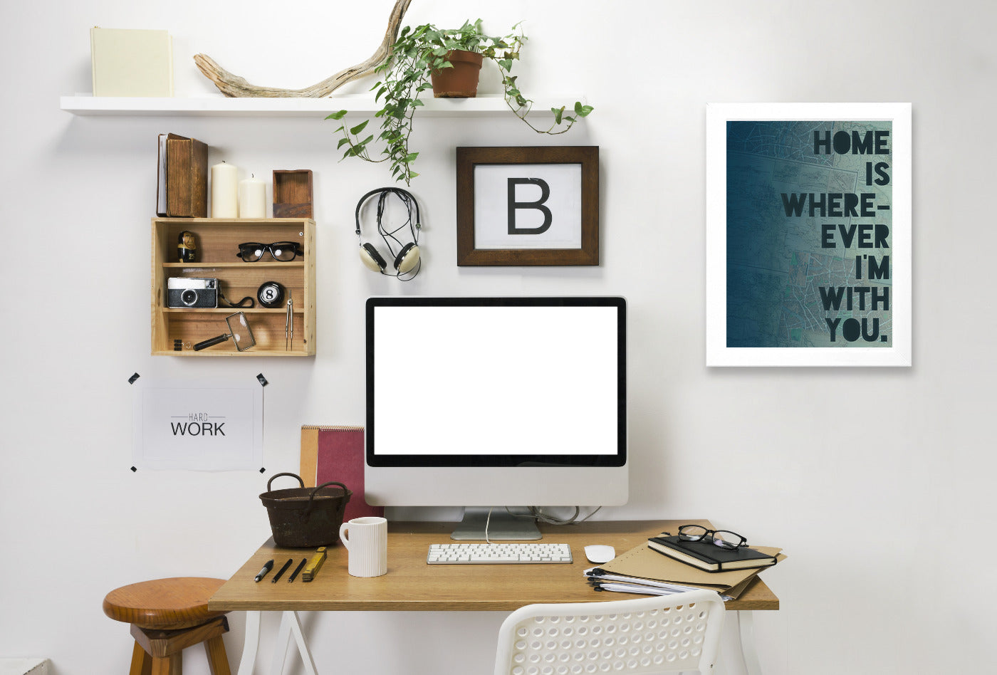Home by Leah Flores Framed Print - Americanflat