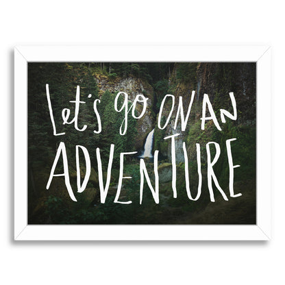 Let S Go On An Adventure by Leah Flores Framed Print - Americanflat