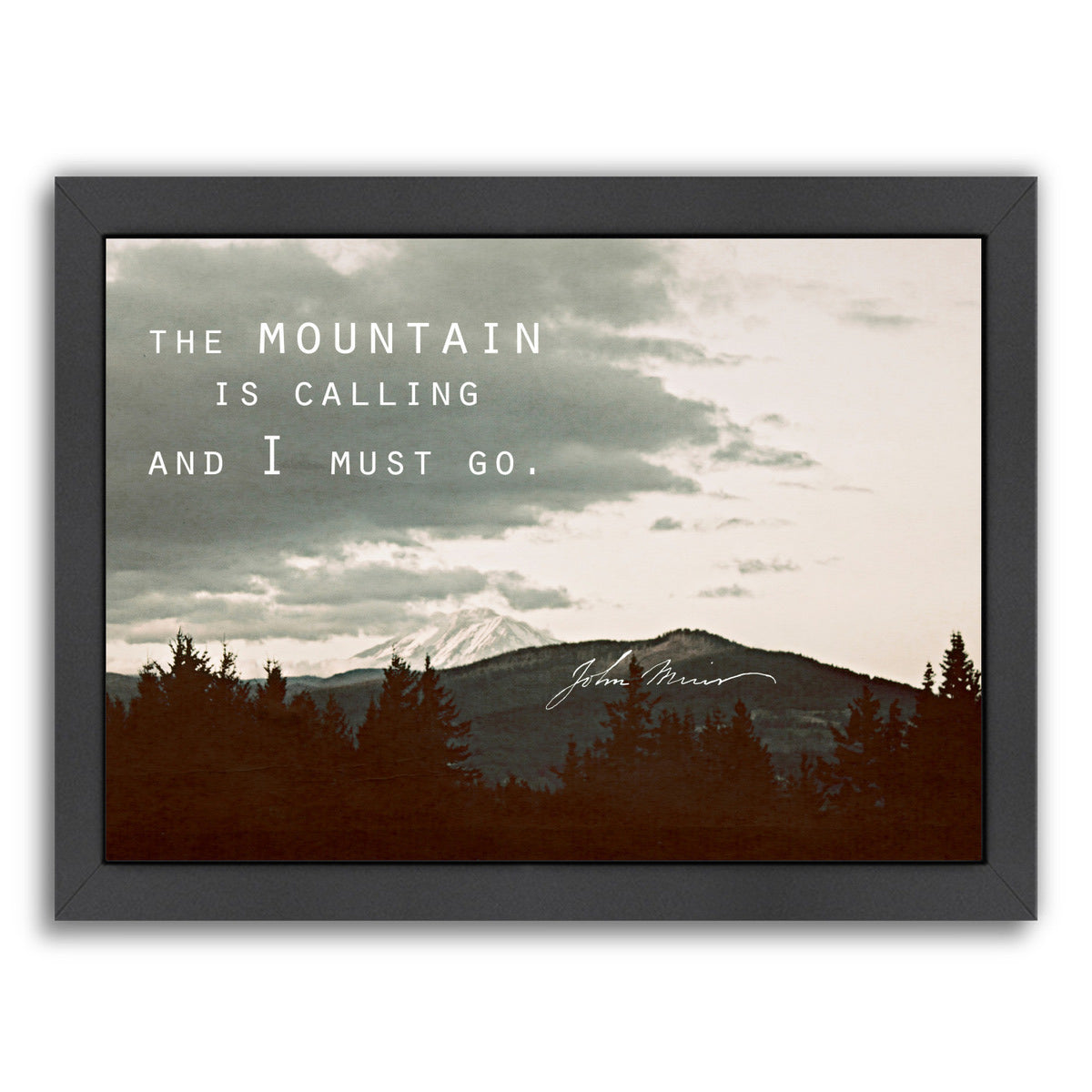 Muir Mountain by Leah Flores Framed Print - Americanflat