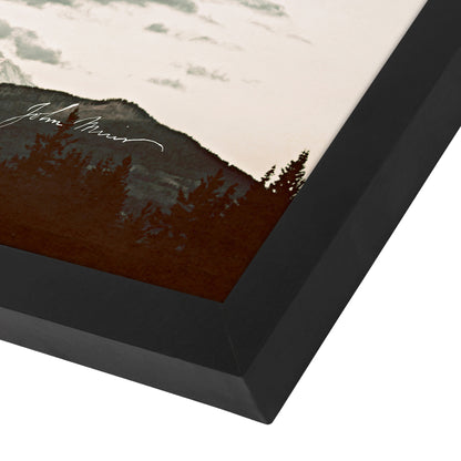 Muir Mountain by Leah Flores Framed Print - Americanflat