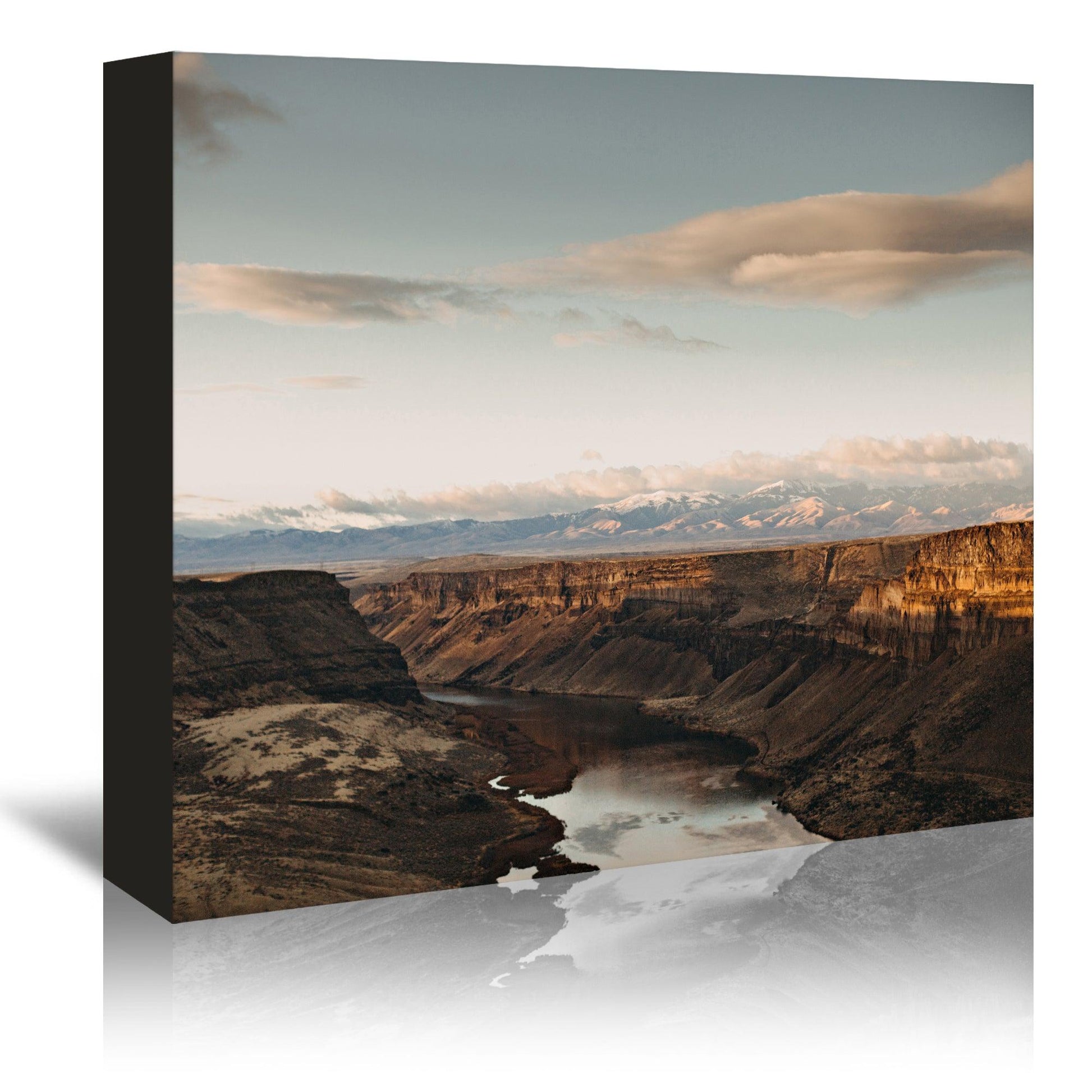 Snake River Idaho by Leah Flores Wrapped Canvas - Wrapped Canvas - Americanflat