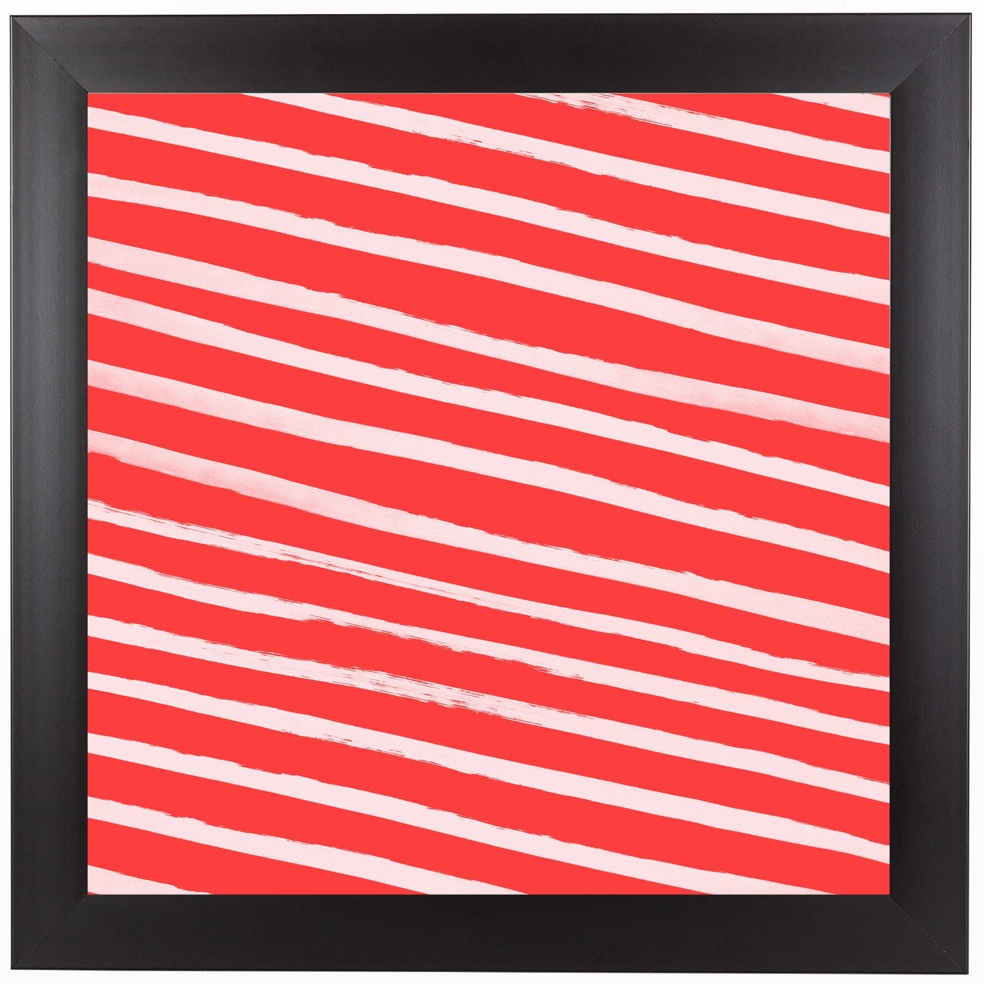 Candy Cane Stripes by Leah Flores Framed Print - Americanflat