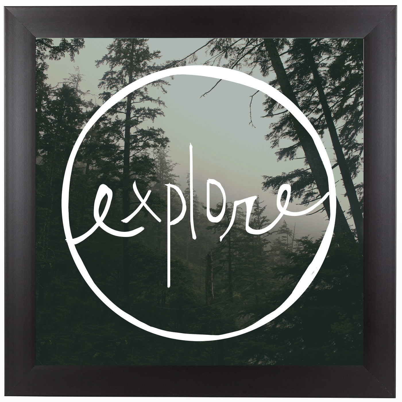 Explore Oregon Forest by Leah Flores Framed Print - Americanflat